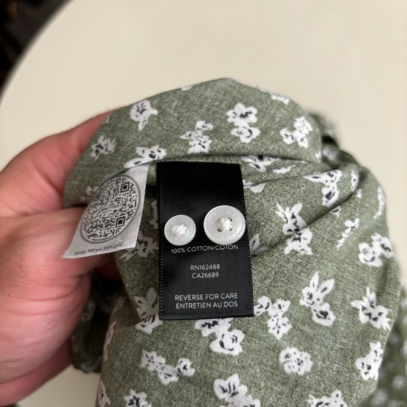 Good Man Brand Men’s Lightweight Cotton Flower Print Button Down Shirt Size XL - Picture 5 of 8
